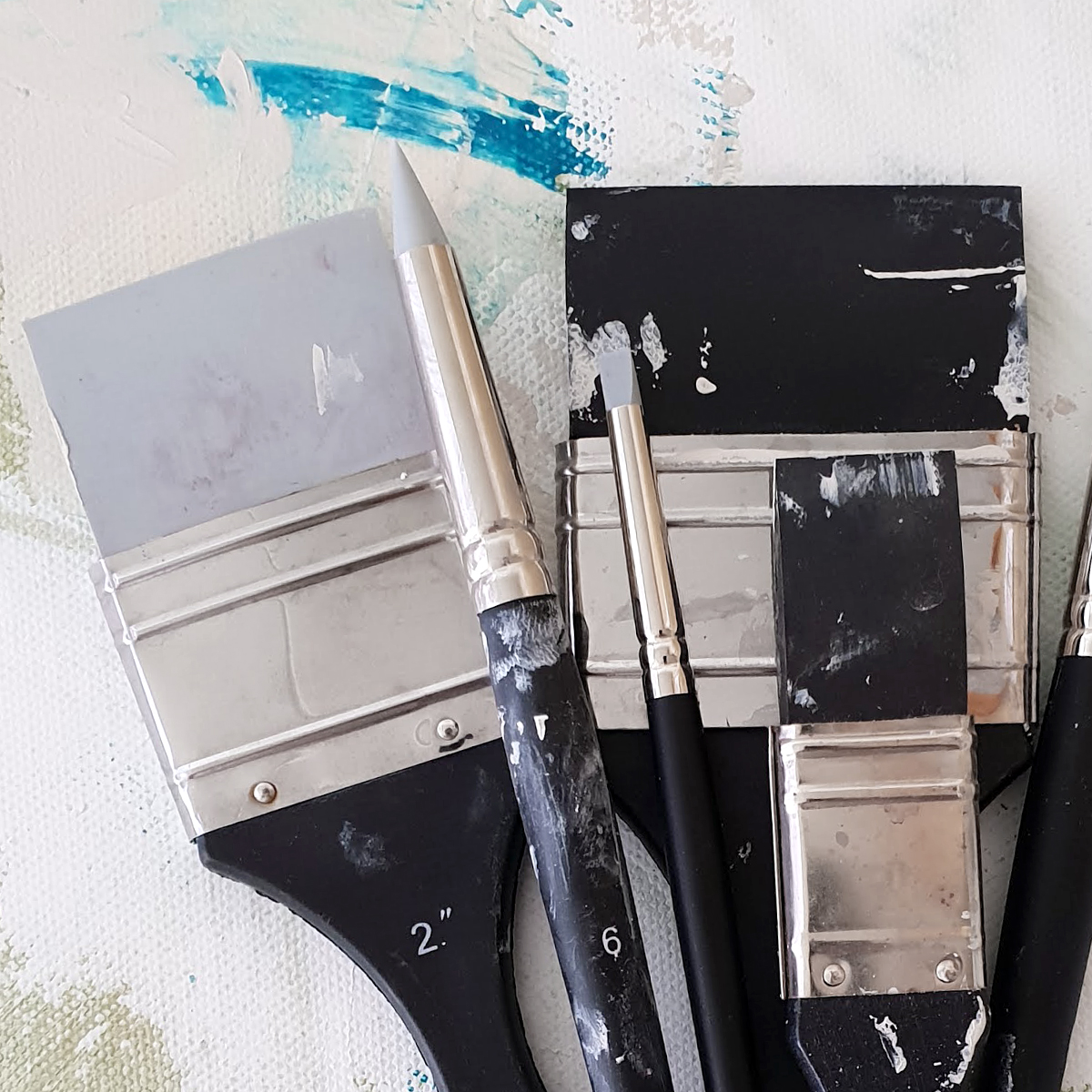 Gummi - og silikone pensler