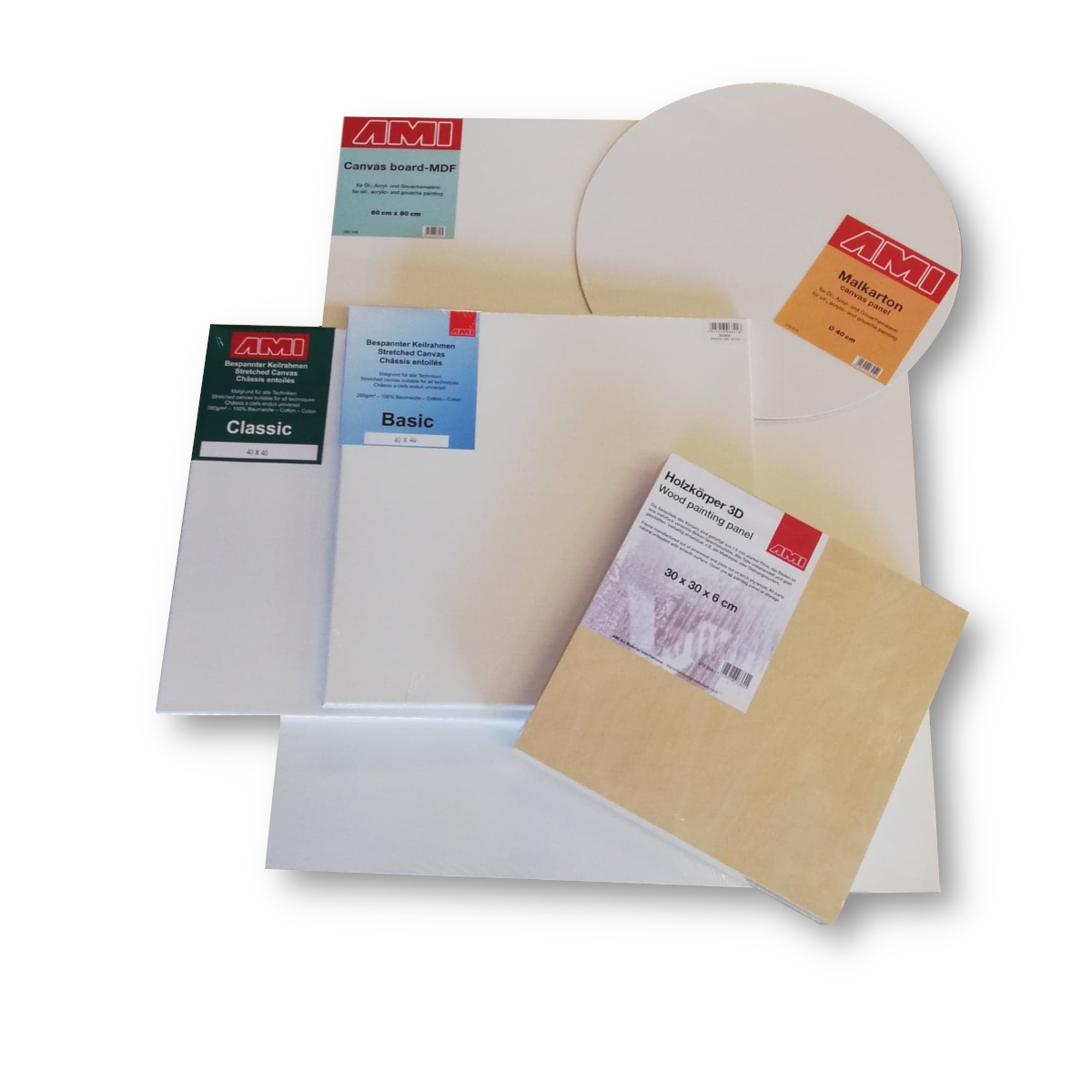 Blandede lærredstyper