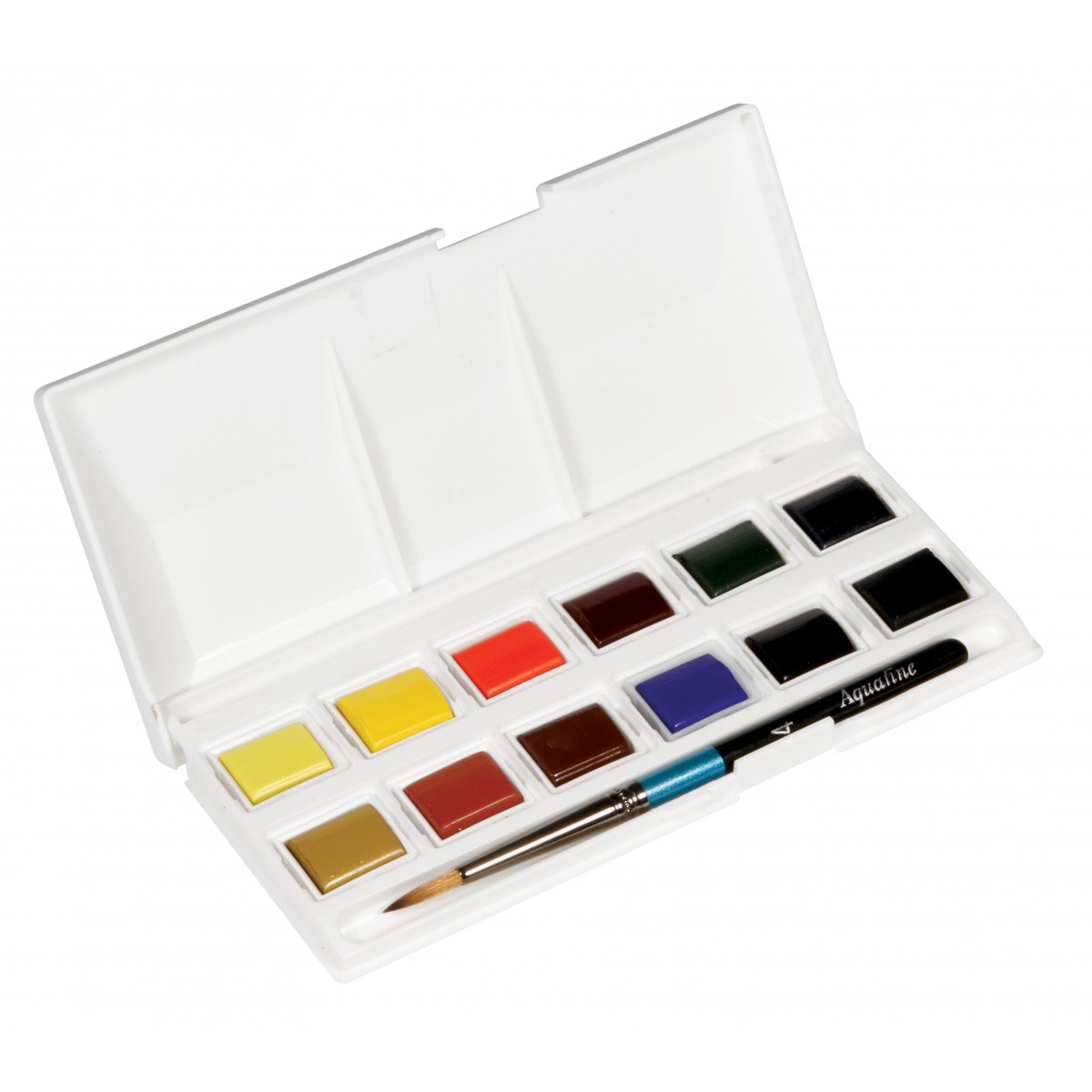 Aquafine Akvarelsæt, studio (12 half-pans)