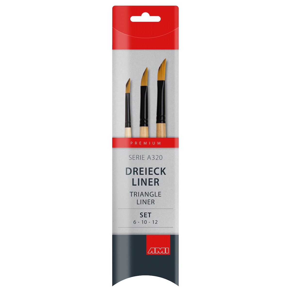 Effekt pensel, syntetisk, sæt, A320