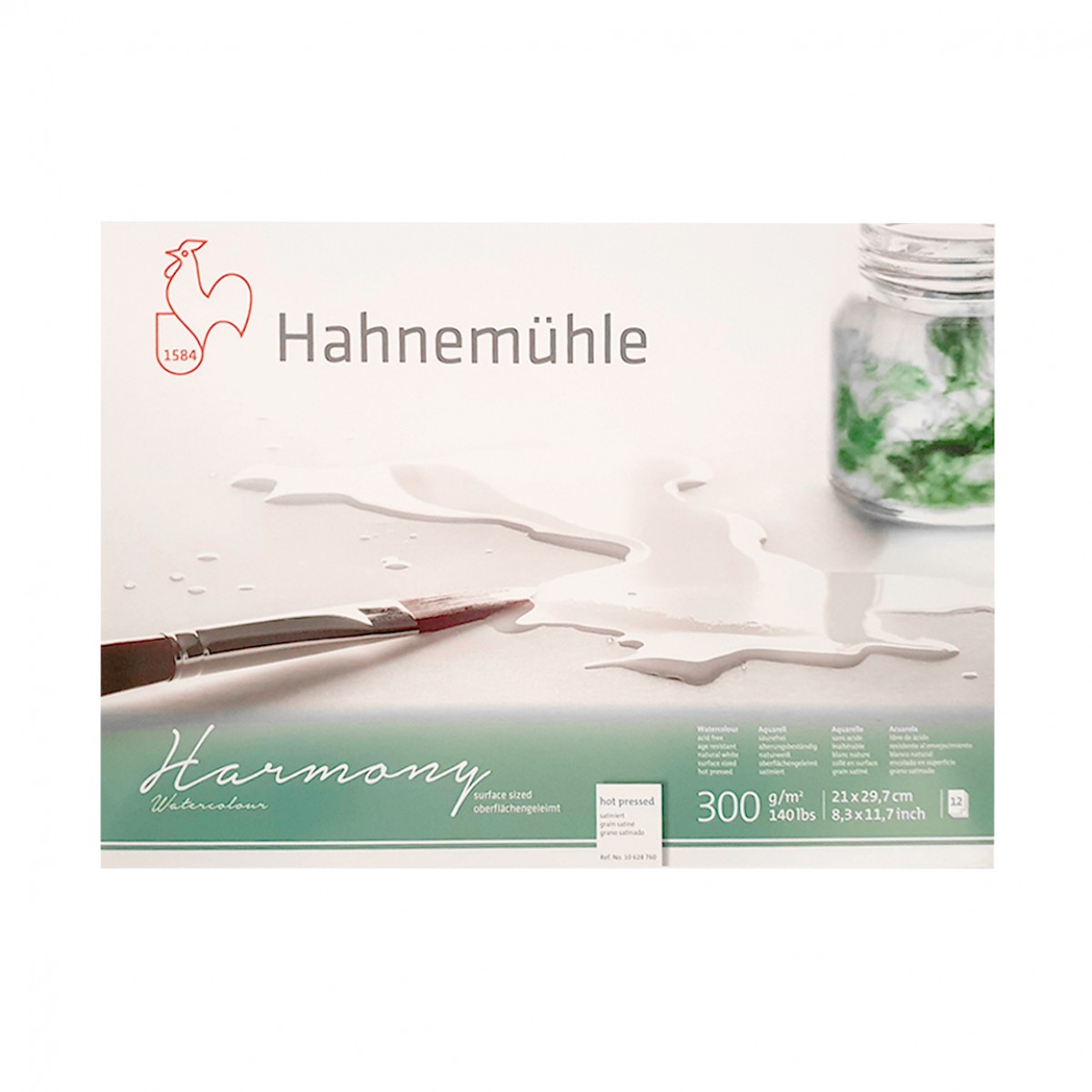 Hahnemühle Harmony Akvarel blok, Hot pressed, A4, 300gr.
