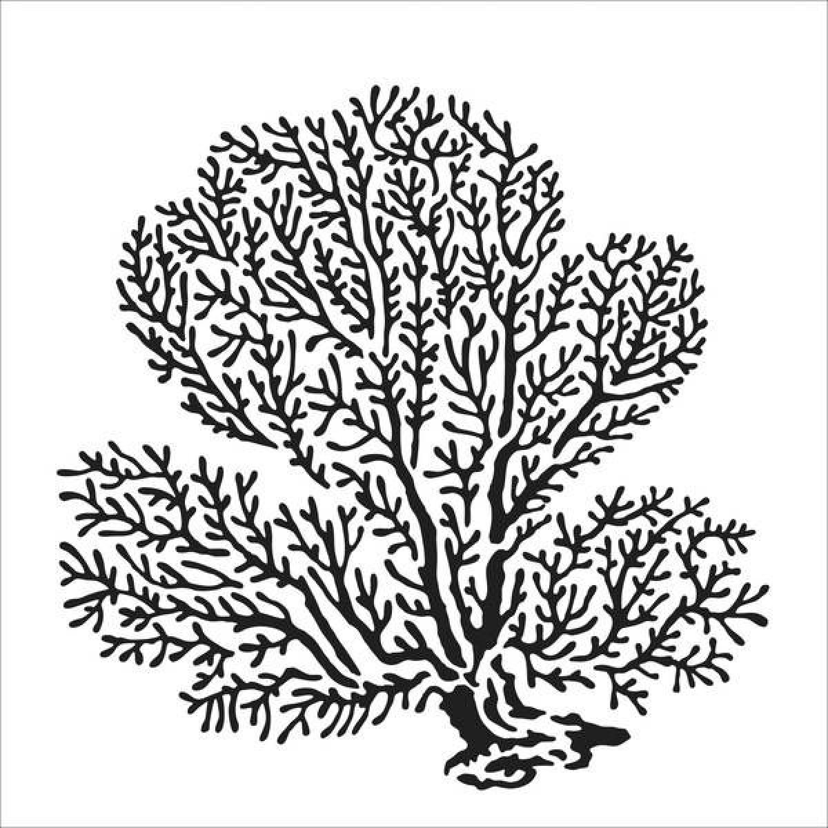 TCW, Stencil, 30x30, Coral Spray