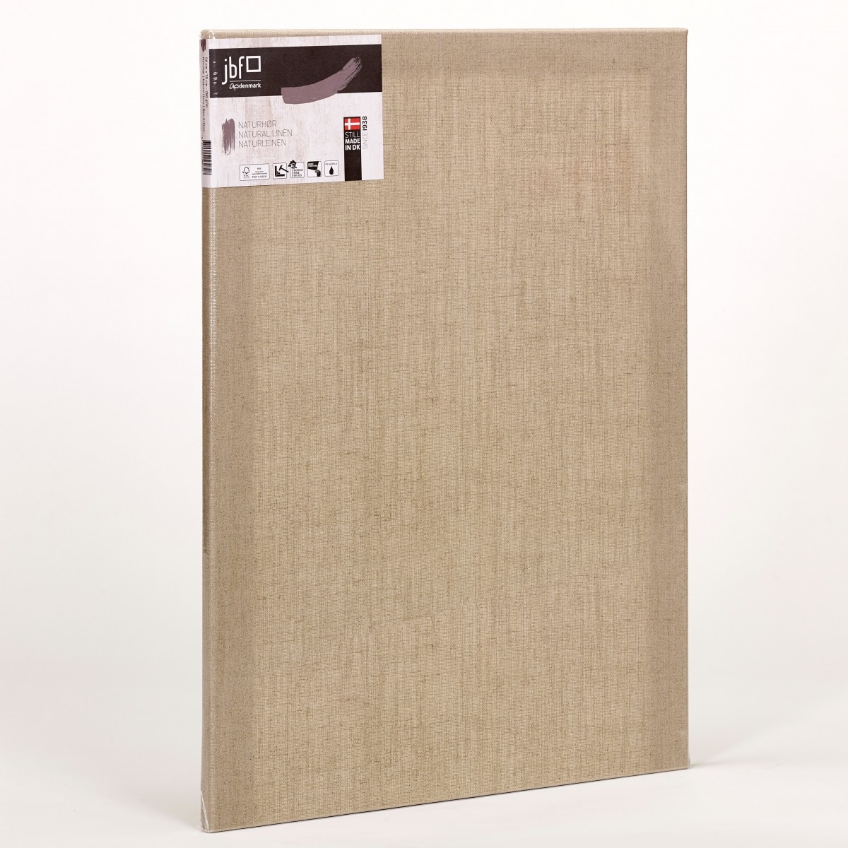 JBF lærred, natur, tynd