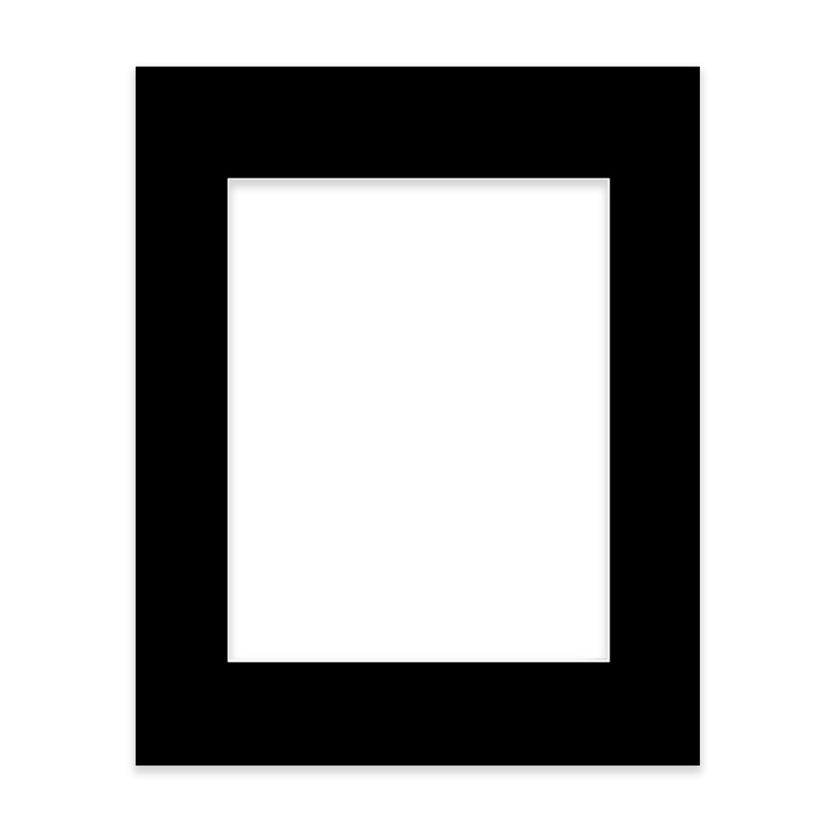 Sort passepartout med hvid inderkant
