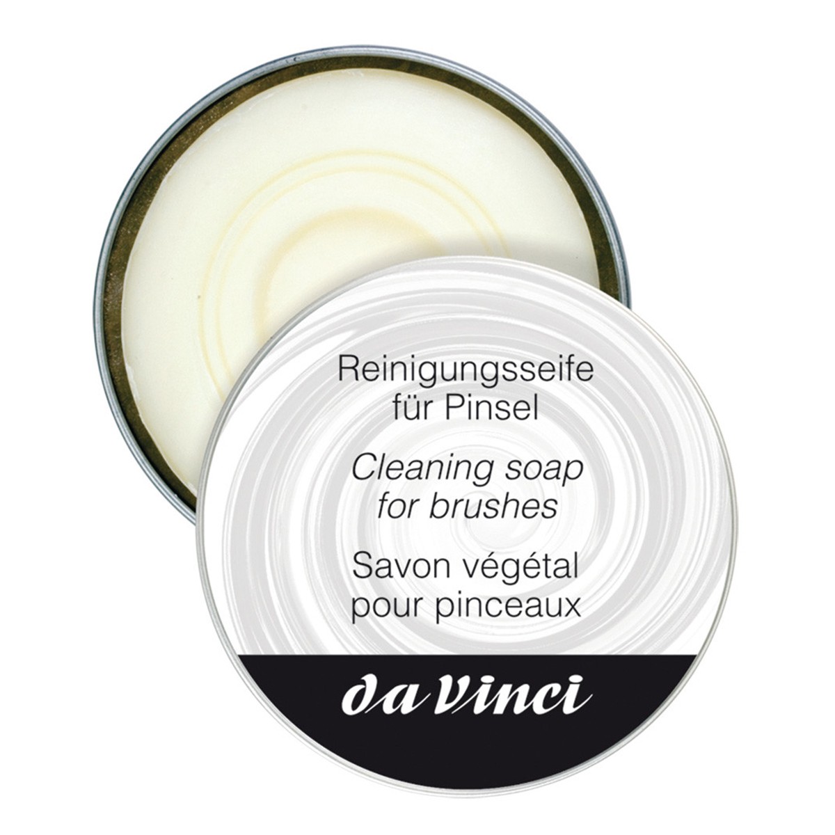 da Vinci Penselsæbe, vegetabilsk olie, 85gr. i metalbox