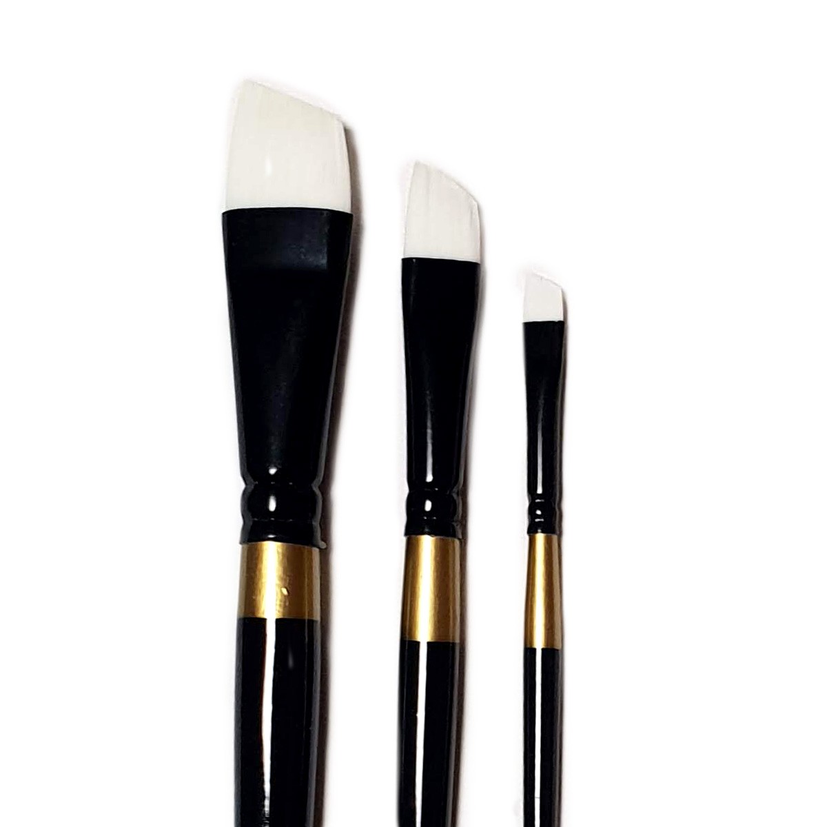 Skråpensel, syntetisk, sæt, A155