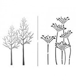 Stencil, Autumn impression