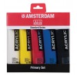 Amsterdam, akrylmaling, primary set, 120 ml, 5 stk