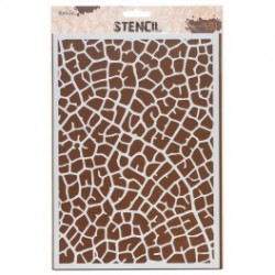 Stencil, 21 x 30 cm. "Leaf vein"