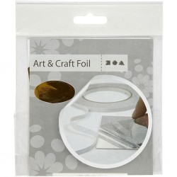 Dekorationsfolie, Guld, 10 x 10 cm, 30 ark