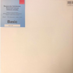 Basic lærred, 40 x 40 cm