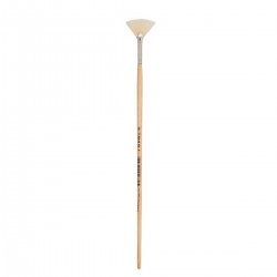 Viftepensel, svinebørster, str. 0