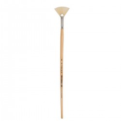 Viftepensel, svinebørster, str. 6