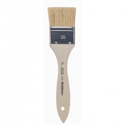 Bred pensel, svinebørster 