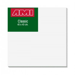 Classic lærred, 40 x 40 cm