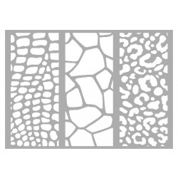 Marabu stencil, A4, Animal Print Combination