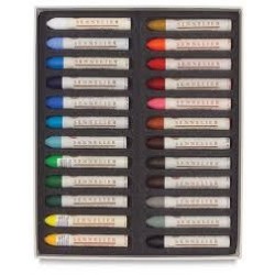 Sennelier, Olie Pastel, &aelig;ske m/24 stk