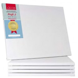 PROFI 2, lærred, 1,7 cm, hvid