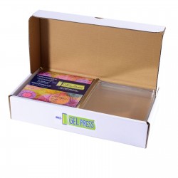 Gel Press, skolesæt med 12 stk. 15,24 x 15,24 cm 